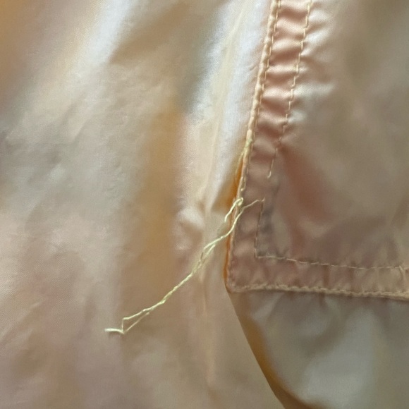 Vintage Izod Lacoste Yellow Quarter Zip Hooded Men’s Windbreaker Size M - Picture 11 of 11